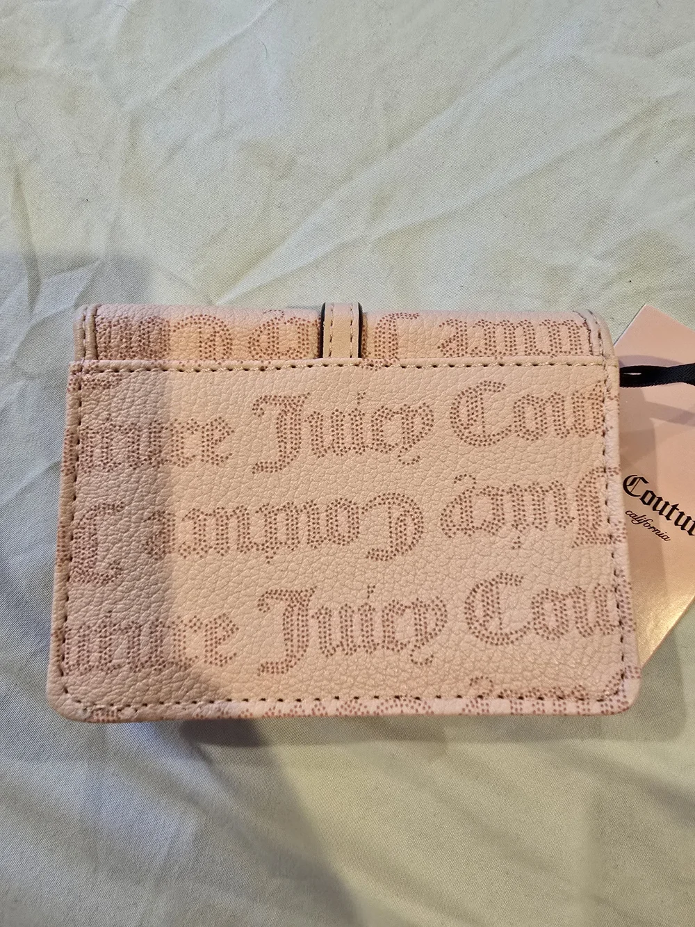 Juicy Couture Pink Logo Accent Wallet